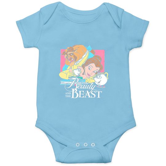 Disney Beauty And The Beast Vintage Onesies, Disney Princess Onesies
