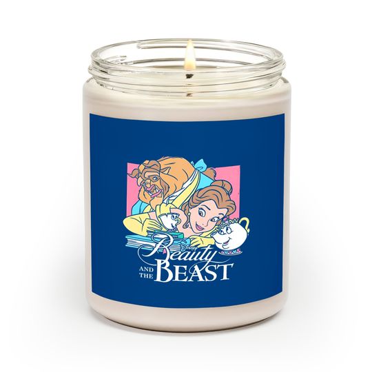 Disney Beauty And The Beast Vintage Scented Candles, Disney Princess Scented Candles