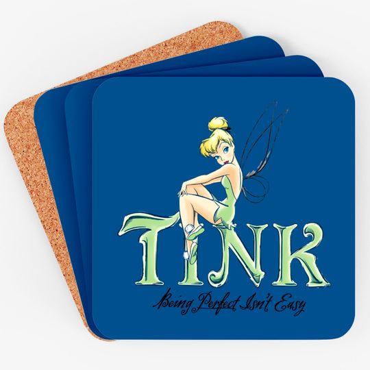 Vintage Disney Tinker Bell Comfort Colors Coasters, Disneyworld Coasters
