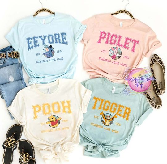 Winnie The Pooh Shirt, Winnie The Pooh Family Shirt, Pooh And Friends Shirt, Disney Family Vacation Shirt