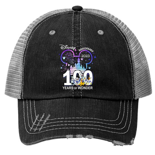 Disney 100 Years of Wonder Trucker Hats, Disney Family Trucker Hats