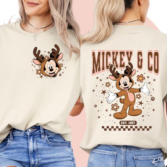 Mickey Mouse Christmas |Disney Magical | Christmas Gift | Disney Christmas T-Shirt | Minnie Mouse T Shirt