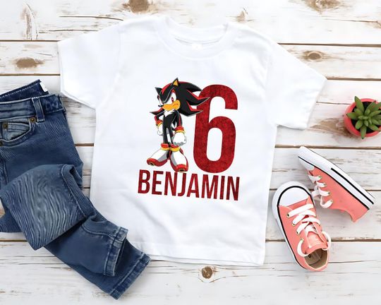 Sonic Birthday Shirt | Speedster Energy Shirt | Japanese Anime Hero Shirt | Gaming Legend Apparel | Manga-Inspired Action Wear | Anime Shirt