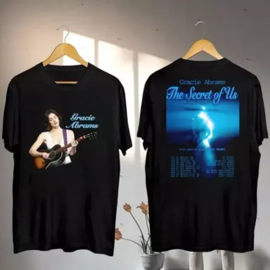 The Secret Of Us Gracie Abrams 2025 Tour T-Shirt, Gracie 2025 Tour Tee for Fans