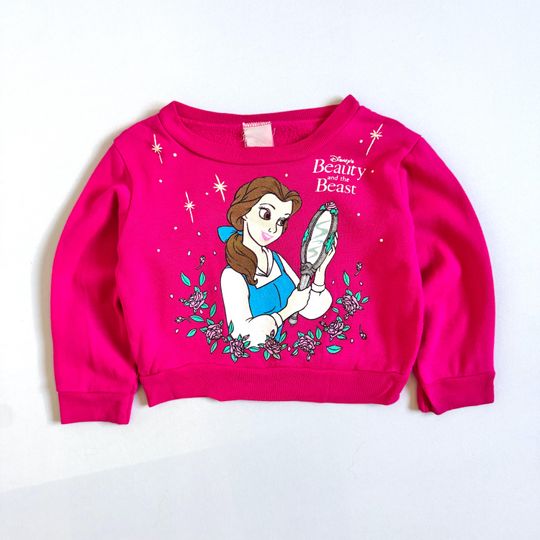 Vintage Disney Beauty and the Beast Sweatshirt 2T