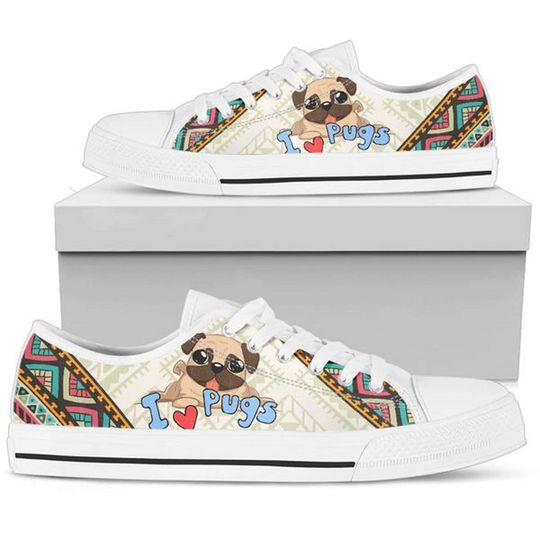 Dog Print Shoes, Women's Sneakers, Customized Low Top , Sneaker Shoes, Sporty, Summer Shoes, Fashion Sneakers, Casual Womens Shoes, Footwear