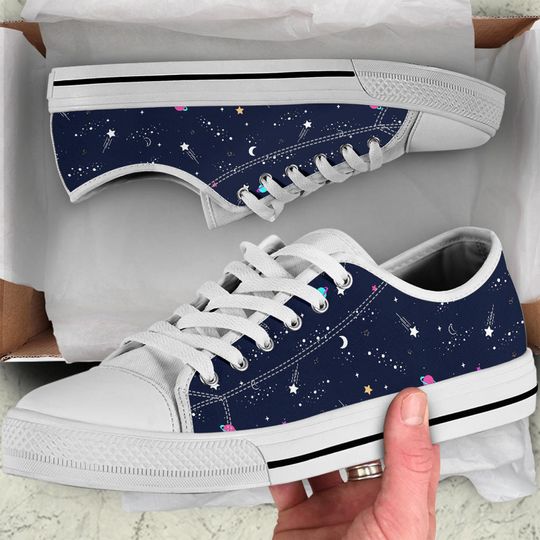 Planet and Star Low Top shoes Tia Sneakers, Mother's Day Gifts for Her Casual Ladies Shoes
