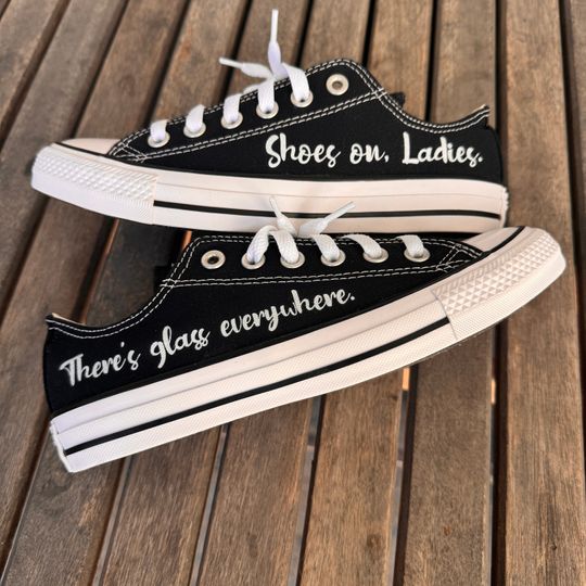 Shoes on Ladies, There Is Glass Everywhere -   Low Top Converse Shoes Comfortable Lace Up Sneakers