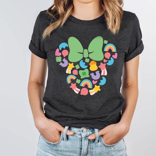 Disney St Patricks, Minnie St Patricks Shirts, Disney Girl St Patricks Shirts, Cute Disney Shirts, Disney St Patricks Day Shirts