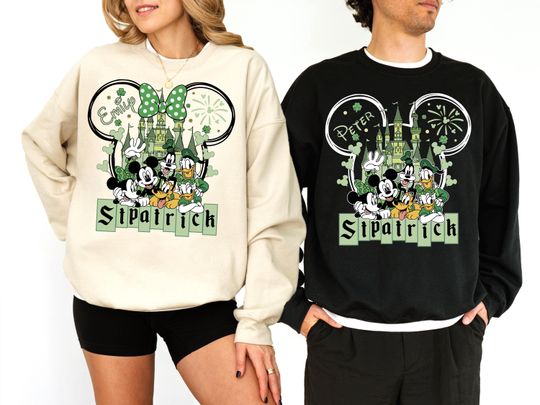 Disney Happy St. Patricks Day Shirt, Disney St Patricks Day Shirt, Gift for St Patricks, Mickey and Friends St Patricks, Disney St Patricks