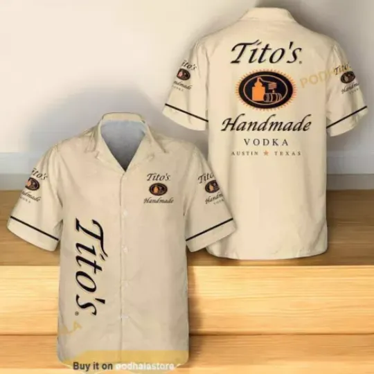 Basic Titos Handmade Vodka Funny Hawaiian Shirt