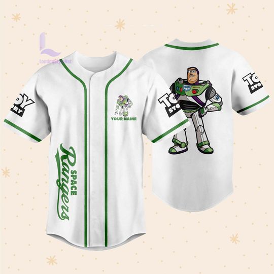 Personalized Disney Toy Story Birthday Shirt, Buzz Lightyear Baseball Shirt