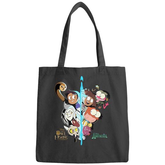 The Owl House and Amphibia Disney Bags, The Owl House All Characters Bags