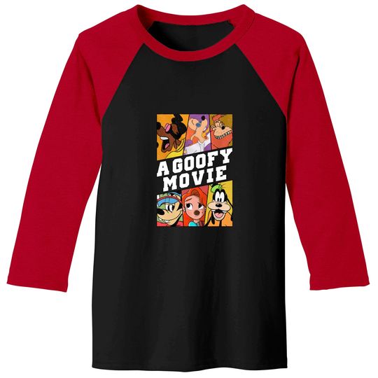 Disney A Goofy Movie Panel Character  Baseball Tees