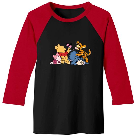 Winnie The Pooh Baseball Tees, Disney Winnie The Pooh Baseball Tees, The Pooh Baseball Tees, Disney Trip Baseball Tees