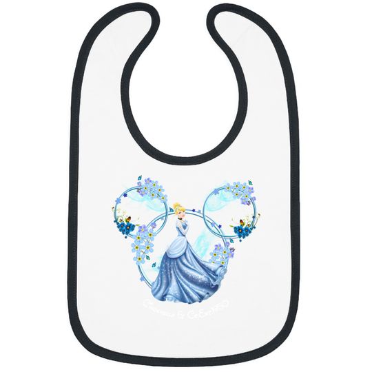 Disney Princess Mickey Head Bibs, Cinde Bibs, Cinde Co Bibs