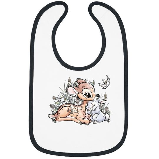 Disney Bambi and Thumper Vintage Bibs, Disney Bambi Bibs, Disney Bibs, Disney World Bibs, Magic Kingdom Bibs, Family Birthday Gift