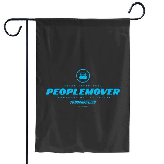West Coast People-Mover (Blue Alternate) - Theme Park Series - Disney - Garden Flags