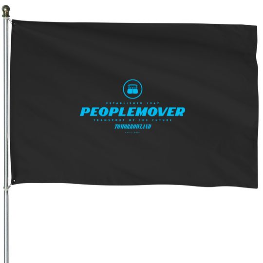West Coast People-Mover (Blue Alternate) - Theme Park Series - Disney - House Flags