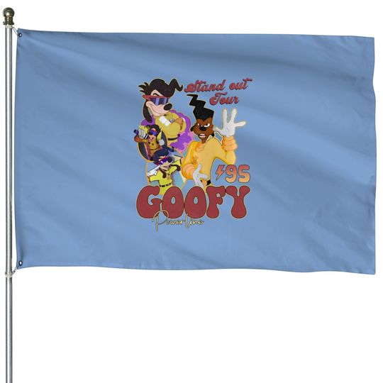 Disney Retro 90s A Goofy Movie Powerline Stand Out Tour 94 Comfort House Flags