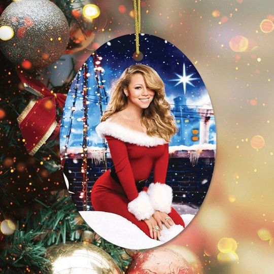 Mariah Carey Christmas Ornament