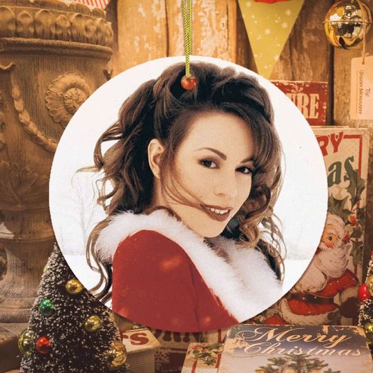 Mariah Carey All I Want for Christmas is You Vintage Christmas Tree Ornament