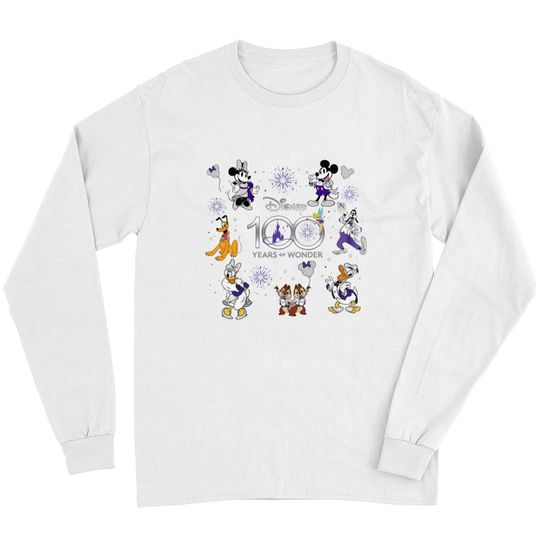 Disney 100 Years of Wonder Long Sleeves, Disney 100th Anniversary Long Sleeves