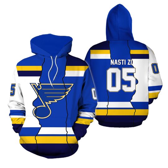St . Louis Blues Hoodie Personalized Hockey Team Christmas Gift Unisex Hooded
