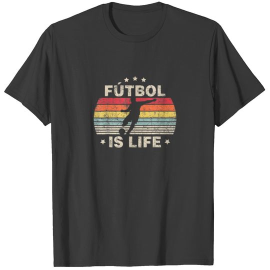 Discover Boho Futbol Is Life Soccer Funny Football Lover Vi T-shirt