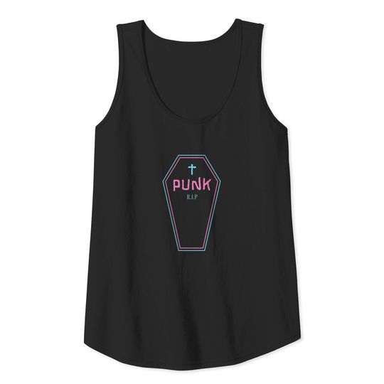 Funny Punk - Rock Guitar - Coffin - Punk Is Dead - Tank Top