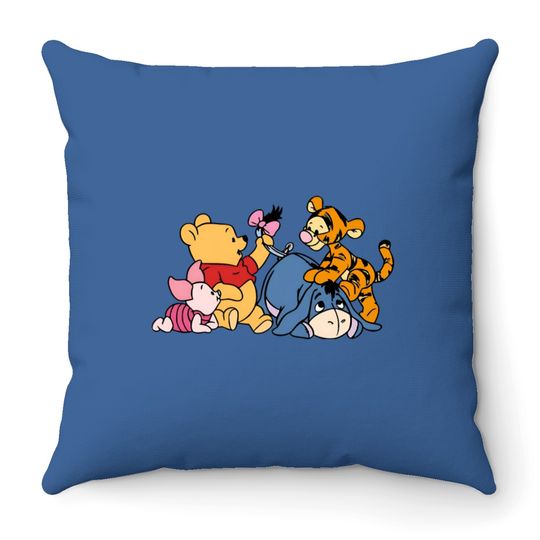 Winnie The Pooh Throw Pillows, Disney Winnie The Pooh Throw Pillows, The Pooh Throw Pillows, Disney Trip Throw Pillows