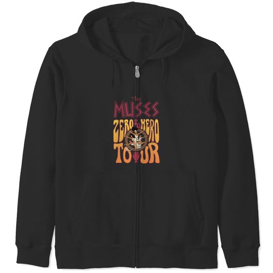 Disney Hercules Diva The Muses Zero to Hero Retro 90s Zip Hoodies