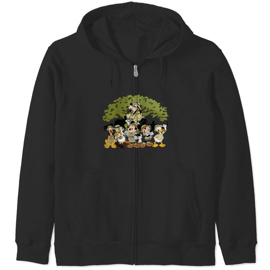 Animal Kingdom Mickey And Friends Zip Hoodies, Disney Safari Zip Hoodies, Disney Park Zip Hoodies