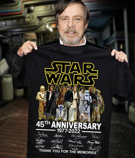 Discover Marvel Star War Anniversary T Shirt