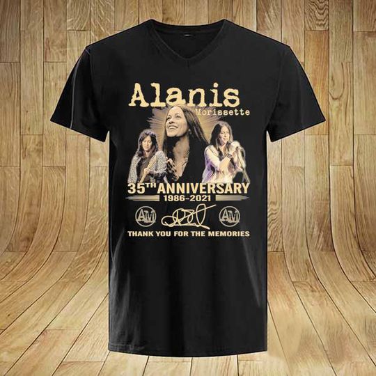 Discover 35th Anniversary 1986-2021 Thank You Signature Alanis Morissette