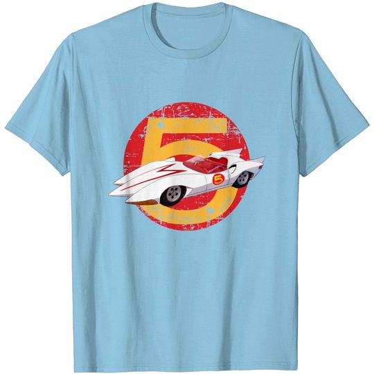 Mach 5 - Distressed - Speed Racer - T-Shirt