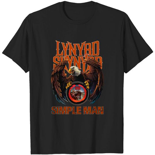Eagle Lynyrd Skynyrd Band Simple Man T Shirt