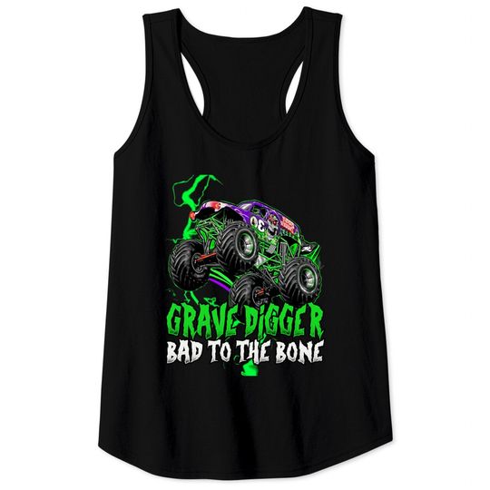 Grave Digger Bad Tot The Bone Tank Tops