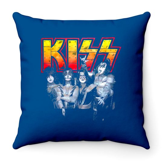 Kiss Throw Pillow 70’s rock band Throw Pillows