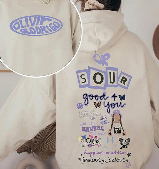 Olivia Sour Tour 2022 Hoodie- Olivia Rodrigo Sweatshirt