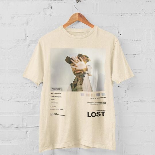 Brent Faiyaz, Lost Tracklist Vintage Album Retro Graphic T-Shirt