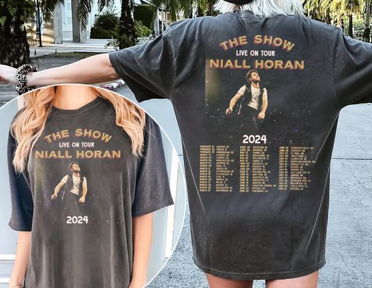 The Show Live On Tour Niall Horan 2024 Double Sided Shirt