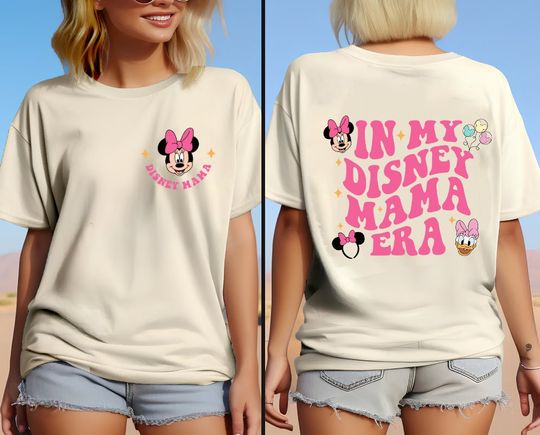 Two Sided Disney Minnie Mama Shirt,In My Disney Mom Era Shirt,Minnie Mouse Mom Shirt, Disney Mama Shirt,Disney Mothers Day Shirt,Disney Gift