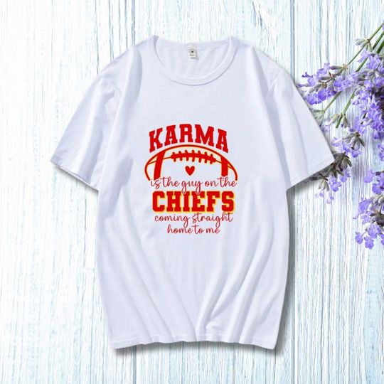 In My Chiefs Era Shirt, TravisKelce T-shirt, Karma Chiefs Football Shirt, Funny Football Fan Shirt, Retro Sports Graphic Tee, Unisex Shirt