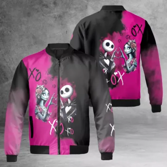 Nightmare Before Christmas Jack And Sally XoXo Together Forever Jacket