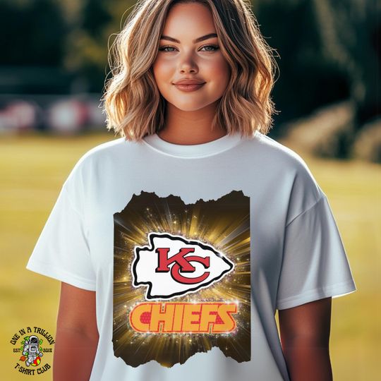 Kansas City Chief T-Shirt, Unisex Tee for Chief Fans, Trendy KC Shirts, Plus Size, Football Fan Apparel