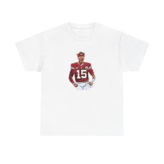 Patrick Mahomes T-Shirt | Kansas City Chiefs Football Tee | Unisex football Shirt | Chiefs Fan Gift | Sports Apparel Gift for Chiefs Fan