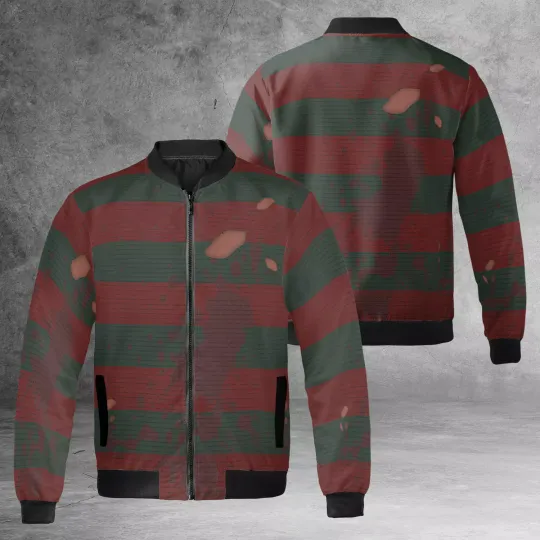 Nightmare On Elm Street Freddy Krueger Cosplay Costume Horror Jacket