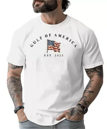 The Gulf of America Est 2025 Patriotic America T-Shirt