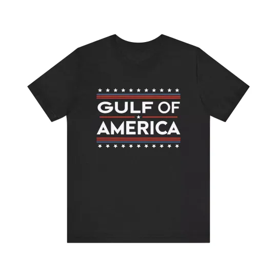 Patriotic Short Sleeve Tee, Gulf of America Shirt